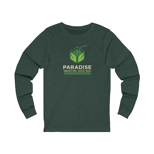 PARADISE UNISEX JERSEY LONG SLEEVE TEE