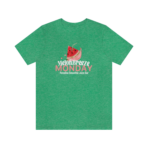 MELON BREEZE MONDAY UNISEX T-SHIRT