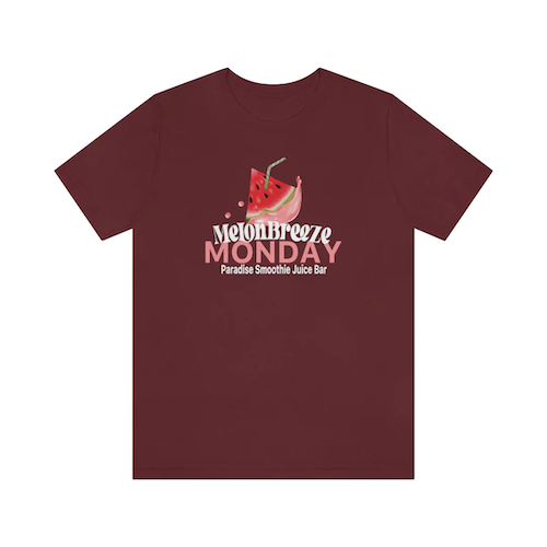 MELON BREEZE MONDAY UNISEX T-SHIRT